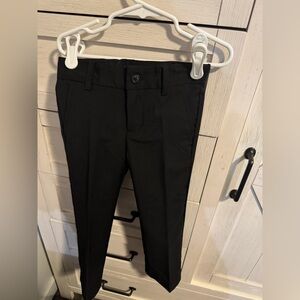 Janie and Jack Black Formal Pants 4T
